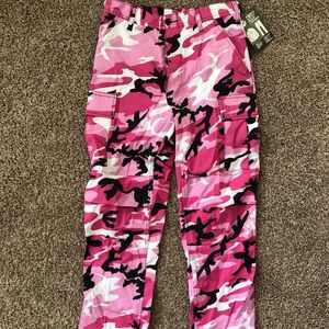 Pink camo pants